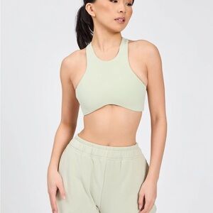 Women's Sage Green Sports Bra